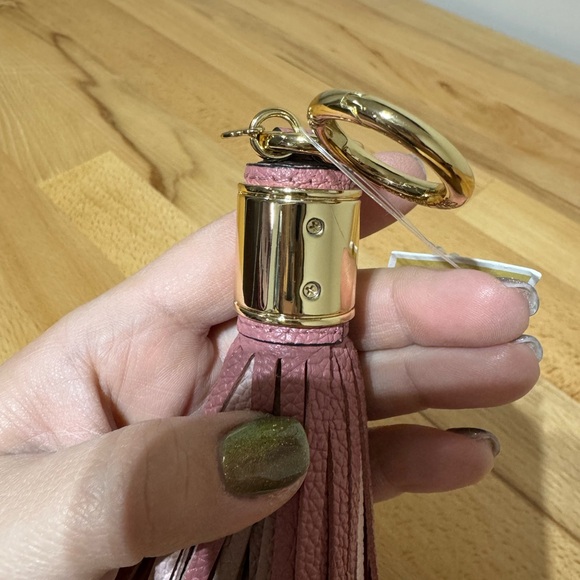 Michael Kors Shades of Pink Tassel Keychain Charm - Picture 4 of 7
